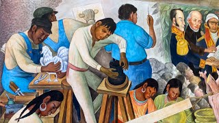 quotPan American Unity Muralquot by Diego Rivera San Francisco MOMA [upl. by Aiclef140]