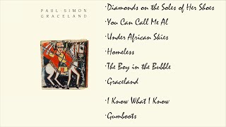 Graceland Full Album 1986  Paul Simon [upl. by Meraree]