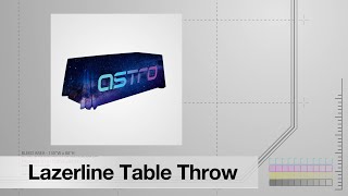 Lazerline Table Throw [upl. by Ahsiena]