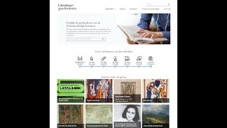 Website Literatuurgeschiedenis is vernieuwd [upl. by Ahsineb]