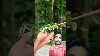 Bamboo🎍Creations with New archer and mojo Bamboo Slingshots Bamboocraft Bambooart [upl. by Elleuqar]