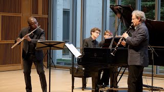 SHOSTAKOVICH Four Waltzes for Flute Clarinet and Piano  ChamberFest Cleveland 2017 [upl. by Huberty]