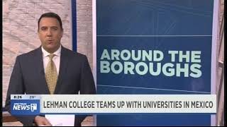 NY1 News Lehman College Signs Historic Agreement with Eight Mexican Universities [upl. by Couq]