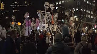 NYC celebrates 50th annual Halloween parade [upl. by Gustav]