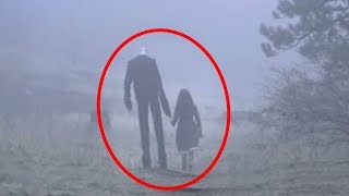 5 SLENDERMAN CAPTADOS EN CÁMARA Y VISTOS EN LA VIDA REAL [upl. by Ahsilram]