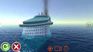 costa concordia sinking  ship mooring 3d [upl. by Lillith]