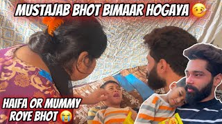 Mustajab Bhot Bimar Hogaya 😭 Mummy Ko Rona Aaya  Ghar Me Color Hora Hai  Zeeshan amp Abresh [upl. by Phonsa873]