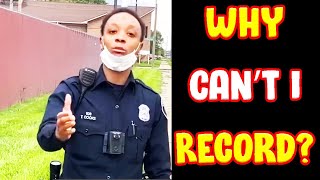 🔴🔵 Citizen Stands Ground Against Officer Demanding Stop Recording [upl. by Cochard]