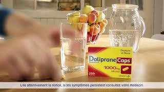 Publicité 2018  Sanofi  Doliprane Caps [upl. by Eekorehc]