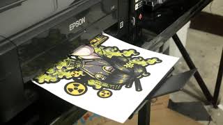 Heat Press Dark Transfer Paper  Pigment Ink [upl. by Holbrook]