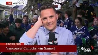 Vancouver Canucks move on to round two of playoffs Game 6 they beat the Preds Friday May 3 2024 [upl. by Maite]