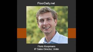 FloorDailynet Floris Koopmans Discusses Unilins Latest Flooring Innovations from Domotex [upl. by Lempres]