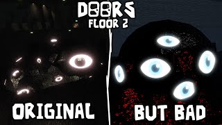 ROBLOX DOORS FLOOT 2 vs DOORS FLOOR 2 but Bad PART 2 [upl. by Shirline]