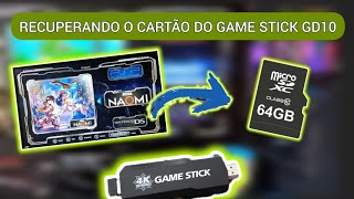 GAME STICK GD10  COMO GRAVAR A IMAGEM DE 9155 JOGOS EM UM CARTÃƒO DE 64GB OU MAIS RECOVERY CARTÃƒO [upl. by Charlena585]