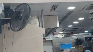 mcquay air conditioner amp KDK wall fan by dim sum street [upl. by Borman]