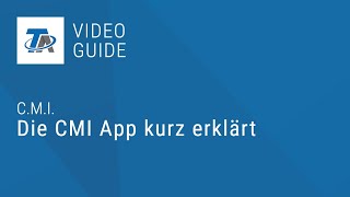 Die CMI App [upl. by Llenrrad]