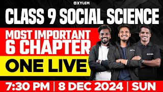 Class 9 Social Science  Christmas Exam  Most Important 6 Chapter  Xylem Class 9 [upl. by Malia]