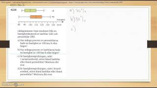 Matematik 5000 Ma 2b Kapitel 4 Statistik Några spridningsmått 4228 [upl. by Giraud]