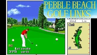 Pebble Beach Golf Links  SNES Gameplay [upl. by Illoh281]