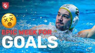 Lobs Backhands and Outlandish Finishes 🤯  Best Goals  Water Polo Champions League Matchday 3 [upl. by Teador925]