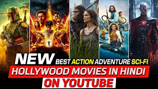 Top 10 New Action amp Adventure Hollywood Movies On YouTube in Hindi  Hollywood Hindi Movies Of 2024 [upl. by Modestine182]