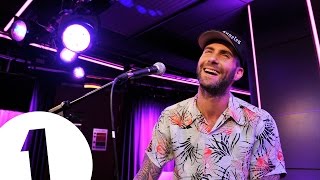 Maroon 5 cover Pharrells Happy in the Live Lounge [upl. by Aisha299]