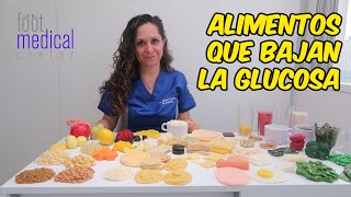 🔻 ALIMENTOS QUE BAJAN LA GLUCOSA RAPIDAMENTE ▶Dra Melissa Tejeida [upl. by Tarrance]