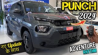 Tata Punch Adventure Rhythm 2024 Model Review ✅ Tata Punch Most Value For Money Model [upl. by Ardnuahc]