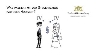 Die Steuerklasse nach der Hochzeit erklärt in 2 Minuten [upl. by Hailat584]