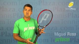 Prince Warrior 107 Tennis Racquet Review  Tennis Plaza [upl. by Waylan602]