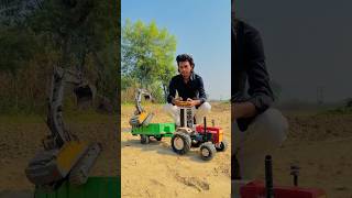 tractor mitti bhar ke leye tractor malik ne jcb ko gira deya minitractor automobile ytshorts [upl. by Nalra]