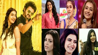 Arabic kuthu celebrations  Most of Actress about Thalapathy Vijay  Thalapathy67 [upl. by Gnouhp]