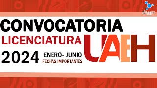 Convocatoria UAEH enerojunio 2024 [upl. by Savitt]