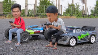 NERF GUN CAR RC CONTROL BATTLE 6 [upl. by Ocer]