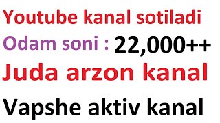 N72918 YOUTUBE KANAL SOTILADI 2023 PULATOV DILMUROD internetda pul ishlash youtube prosmotr kopayt [upl. by Bathulda]