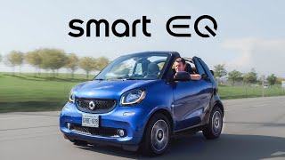 2018 Smart Fortwo EQ Electric Cabriolet Review  The Ideal City Car [upl. by Cung]