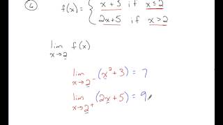 Calculus  Finding Limits cont 2014 [upl. by Bibby391]