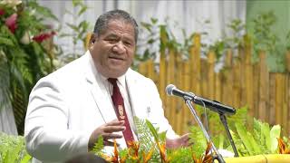 Rev Siaosi Salesulu Samoa CHOGM 2024 · WELCOME RECEPTION AND STATE BANQUET APIA PARK [upl. by Eramat799]