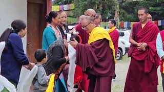 Aka Tulku Tsering Chaijee Rinpoche visiting to Thupten Choeling Monastery Mon Khalaktang [upl. by Scopp]