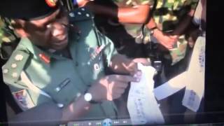 Nigeria Army Commander Briefs Pressmen After Arrest of Truckload of INEC Materials in Ekiti [upl. by Loats]