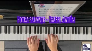 Potra Salvaje  Isabel Aaiún Partitura Piano Fácil [upl. by Anid]