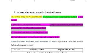 Lecture 1 Introduction of CrPC objectives of crpc adversarial system inquisitorial system [upl. by Iverson676]