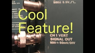 17 Tektronix TEK 465 Oscilloscope CH1 Vertical Output Demo [upl. by Giselle]