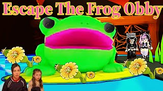 Escape The Frog Obby  Game With Us [upl. by Jonme]