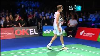 Full Badminton Lin Dan vs Peter Gade 2012 Copenhagen Masters [upl. by Nedla]