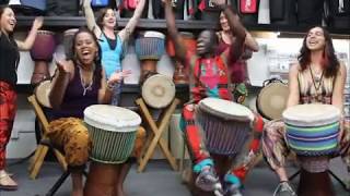 Drumskull Drums with Babara Bangoura amp Ladies [upl. by Affay]