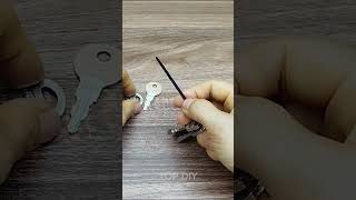 How to securely tie keys with cable ties shorts diy hacks craft recycle [upl. by Hecker]