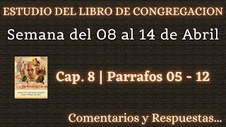 ESTUDIO DE LIBRO DE CONGREGACIÓN ✅ SEMANA DEL 08 AL 14 DE ABRIL [upl. by Hsirrehc]