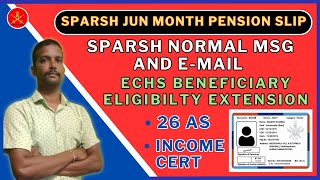 ECSH LIFE CERT JUN PENSION SLLIPSPARSH pension defence sparsh indianarmy defence [upl. by Eidoow680]