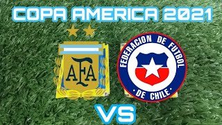 3 Prediccion Argentina VS Chile Copa America 2021 [upl. by Baiel867]